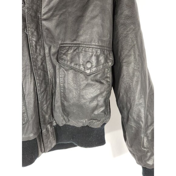 D,A,N,Y, Direct Action New York Bomber Jacket Timeless Black Soft Lamb Leather M - Picture 4 of 10